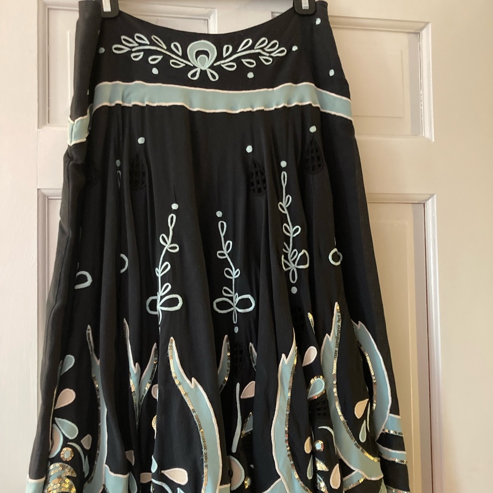 Festive detailed one of a kind skirt